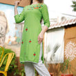 Alisha Voguish Green Printed Women Kurta Sets