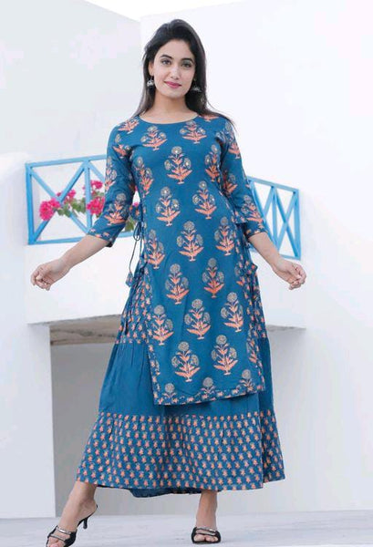 Alisha Petite Floral Printed Kurtis