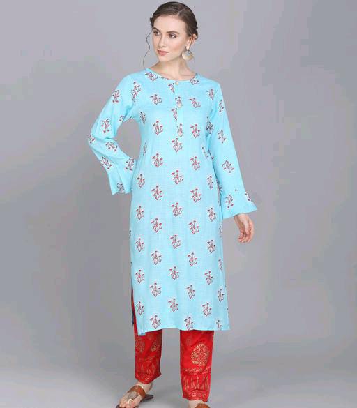 Jivika Stylish Blue Women Kurta Sets