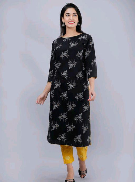 Alisha Superior Black Women Kurta Sets