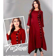 Alisha Classy Maroon Heavy Rayon Kurtis