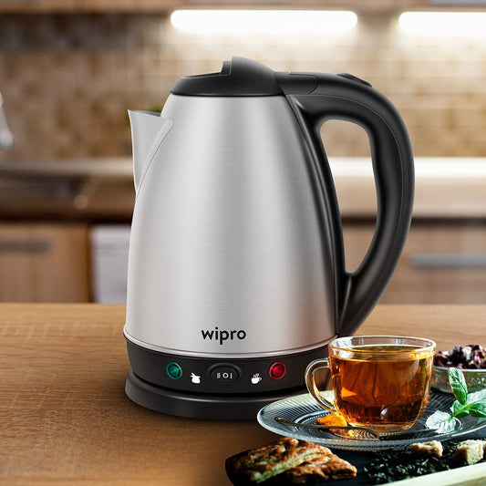 Wipro Vesta Kettle with Keep warm Function & Over Heat Protection Beverage Maker  (1.8 L, Stainless Steel)