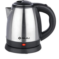 Bajaj KTX 1.2 L DLX Electric Kettle  (1.2 L, Black, Silver)