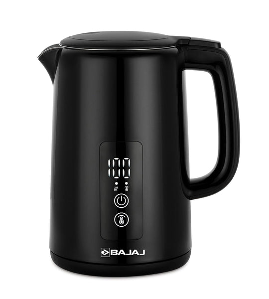 Bajaj KTP 1.5 Litre Digital Electric Kettle| Auto Shut-Off|Dry Boil Mechanism Electric Kettle  (1.5 L, Black)