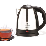 Singer Cutie DX Electric Kettle 1.5 Liter Stainless Steel, 1500 Watts Electric Kettle  (1.5 L, Black, Silver)