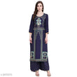 Eashita Attractive Navy Printed Kurta Set