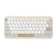 Asus Marshmallow KW100 Bluetooth Multi-device Keyboard  (Oat Milk)