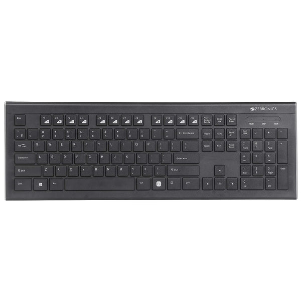 Zebronics ZEB-DLK01 Wired USB Desktop Keyboard  (Black)