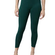 Green Skinny Fit High Ankle Length Leggings