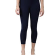 Navy Skinny Fit High Ankle Length Leggings