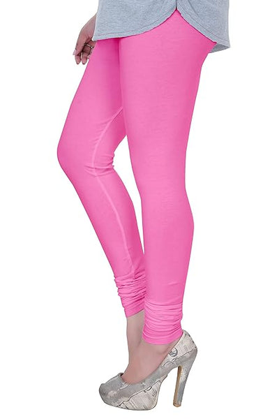 Plus Size Ultra Soft Churidar Cotton Lycra Leggings