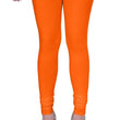 Orange Plus Size Ultra Soft Churidar Cotton Lycra Leggings