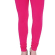 Pink Plus Size Ultra Soft Churidar Cotton Lycra Leggings