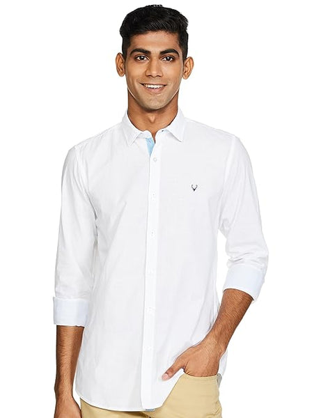 Classy White Men's Slim Fit Shirt