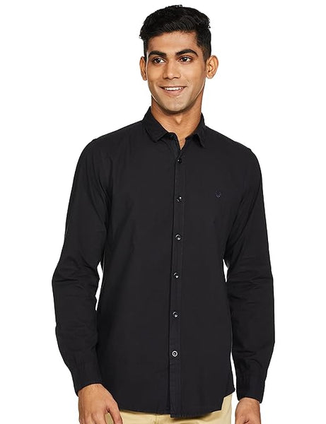 Black Men's Slim Fit Shirt