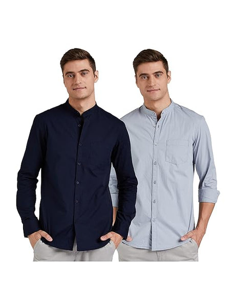 Pack 2 Men Regular Fit Casual Shirt