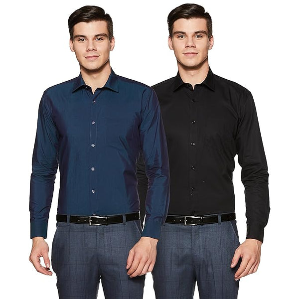 Pk 2 Men's Regular Fit Formal Shirt