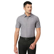 Stylish Grey Men's Solid Formal Shirt