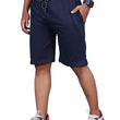 Navy Men Cotton Shorts