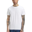 Men Pure Cotton White T-Shirt