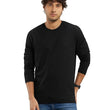 Men Full Sleeves Black T-Shirt