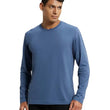 Men Full Sleeves Indigo T-Shirt