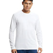 Men Full Sleeves White T-Shirt