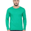 Men Pure Cotton Green T-Shirt