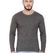 Men Pure Cotton Steel Grey T-Shirt