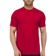 Men Plain Cotton Red T-Shirt