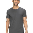 Men Regular Fit Dark Grey T-Shirt