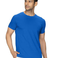 Men Regular Fit Royal Blue T-Shirt