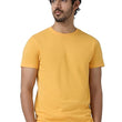 Men Regular Fit Yellow T-Shirt