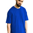 Men Oversized Blue T-Shirt