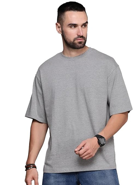 Men Oversized Grey T-Shirt