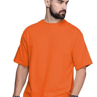 Men Oversized Orange T-Shirt