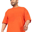 Men Cotton Golden Orange T-Shirt