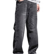 Black Men Baggy Regular Fit Jeans