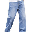 Blue Men Regular Fit Baggy Jeans