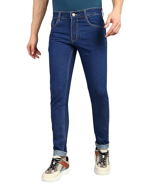 Blue Men Slim Fit Stretchable Jeans