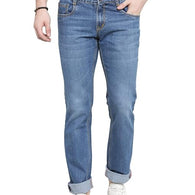 Blue Men Slim Fit Mid Rise Stretchable Casual Jeans