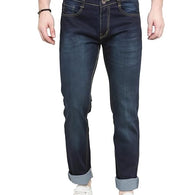 Comfy Blue Slim Fit Mid Rise Stretchable Casual Jeans