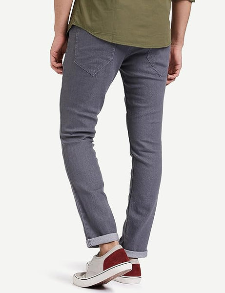 Grey Men Cotton Rich Stretchable Jeans