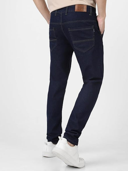 Fashion Men's Slim Fit Blue Stretch Jeans