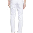 White Comfortable Stretchable Casual Denim Jeans