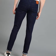 Blue Men's Slim Fit Denim  Stretchable Jeans