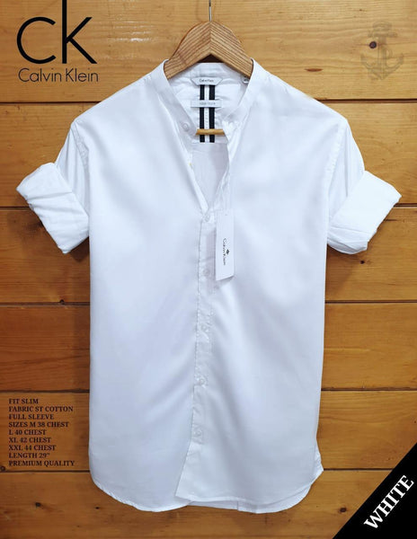 White Men Ben Collar Shirt