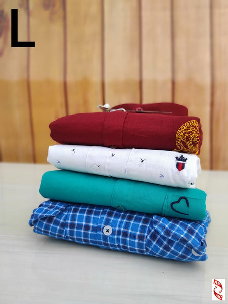 Set of 4 Men Shirt