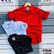 Men Red Check Slim Fit Shirts