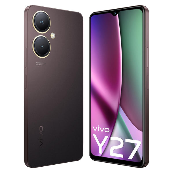 vivo Y27 (Burgundy Black, 128 GB)  (6 GB RAM)